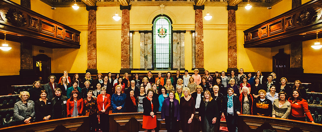 Centenary Commemoration at Melbourne Town Hall, 15 May 2015. Photo by Renée Stamatis.